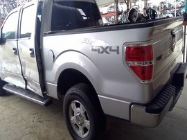 2012 FORD F-15, SILVER, XLT MODEL, CREW CAB, 3.5L TURBO, 4X4, F26356